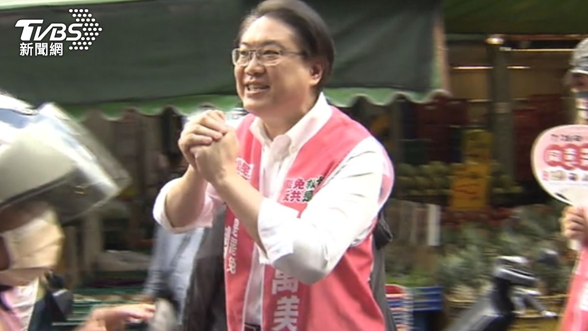 民進黨秘書長林右昌桃園催票。(圖/TVBS)