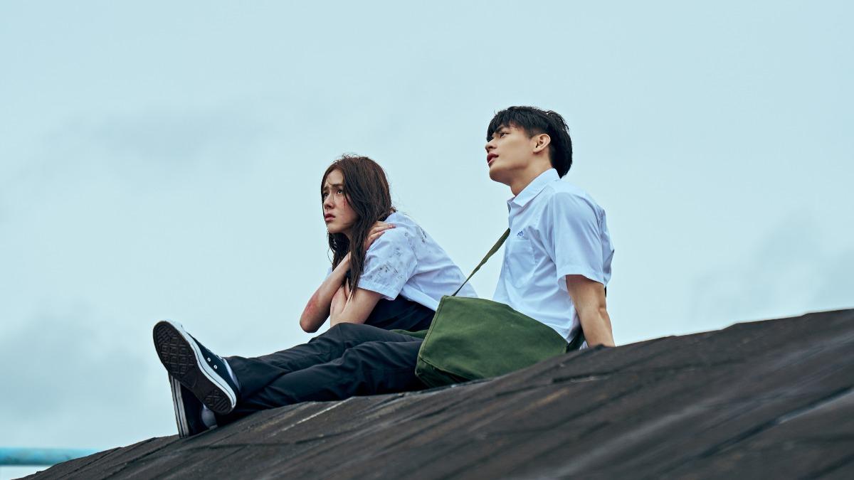 林奕嵐(左起)、邱以太。(圖/索尼音樂提供)