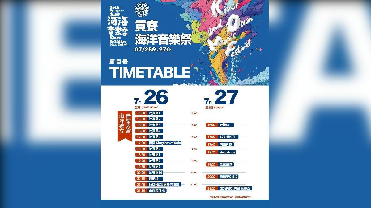 貢寮海洋音樂祭還有音樂大賞比賽可觀賞。（圖／翻攝自 新北市貢寮國際海洋音樂祭 臉書）