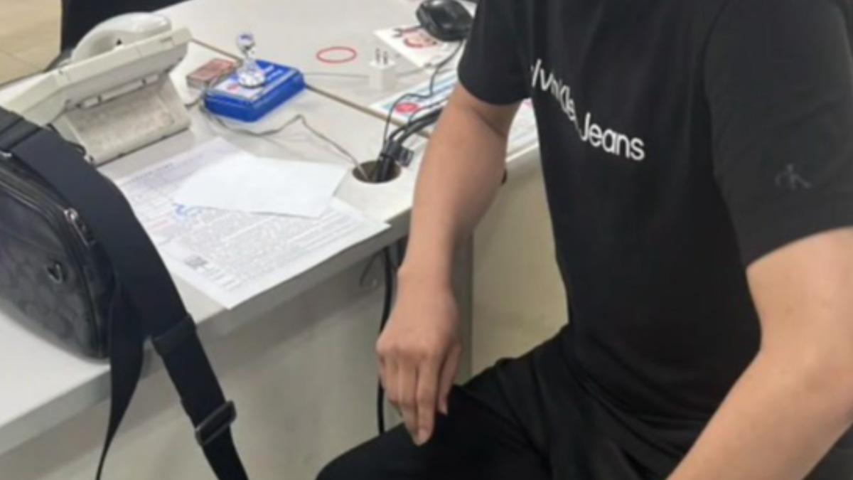 馬來西亞籍陳姓男子21日晚間被車撞,到派出所才坦承自己是車手。(圖/翻攝自社會事新聞影音)