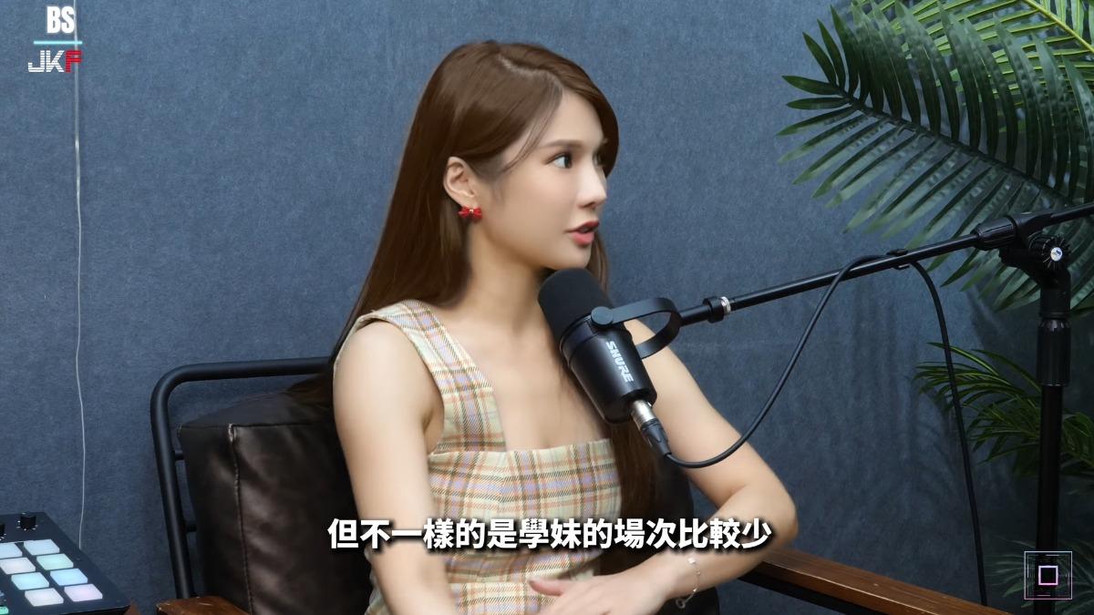 琳妲受邀上YouTube節目《戲引子》,大方分享自己12年啦啦隊生涯的觀察與經驗。(圖/翻攝自戲引子YT)