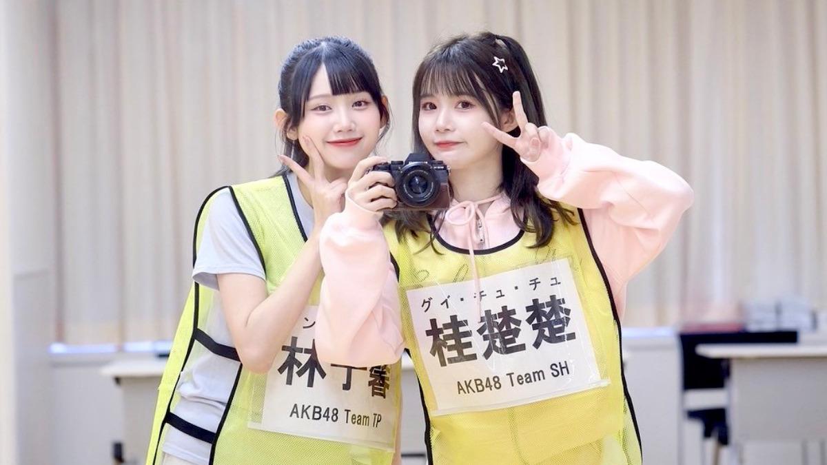 林于馨(左)得知入選當下驚喜不已,很珍惜此次合作。(圖/好言娛樂提供)