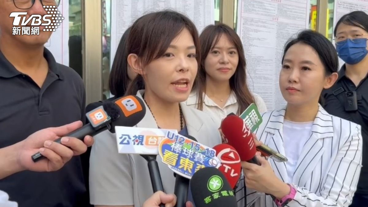 高虹安去投票。(圖/TVBS)