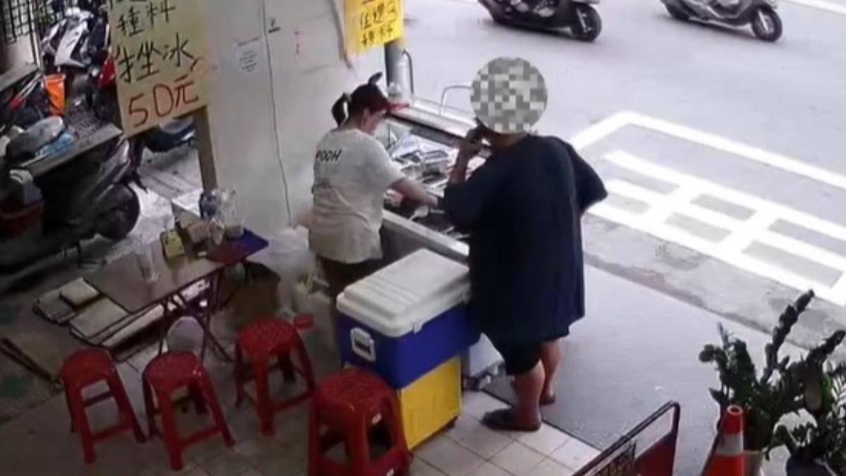 黃姓男子謊稱是市場攤商,像豆花店老闆借錢。(圖/翻攝自桃園大小事臉書)