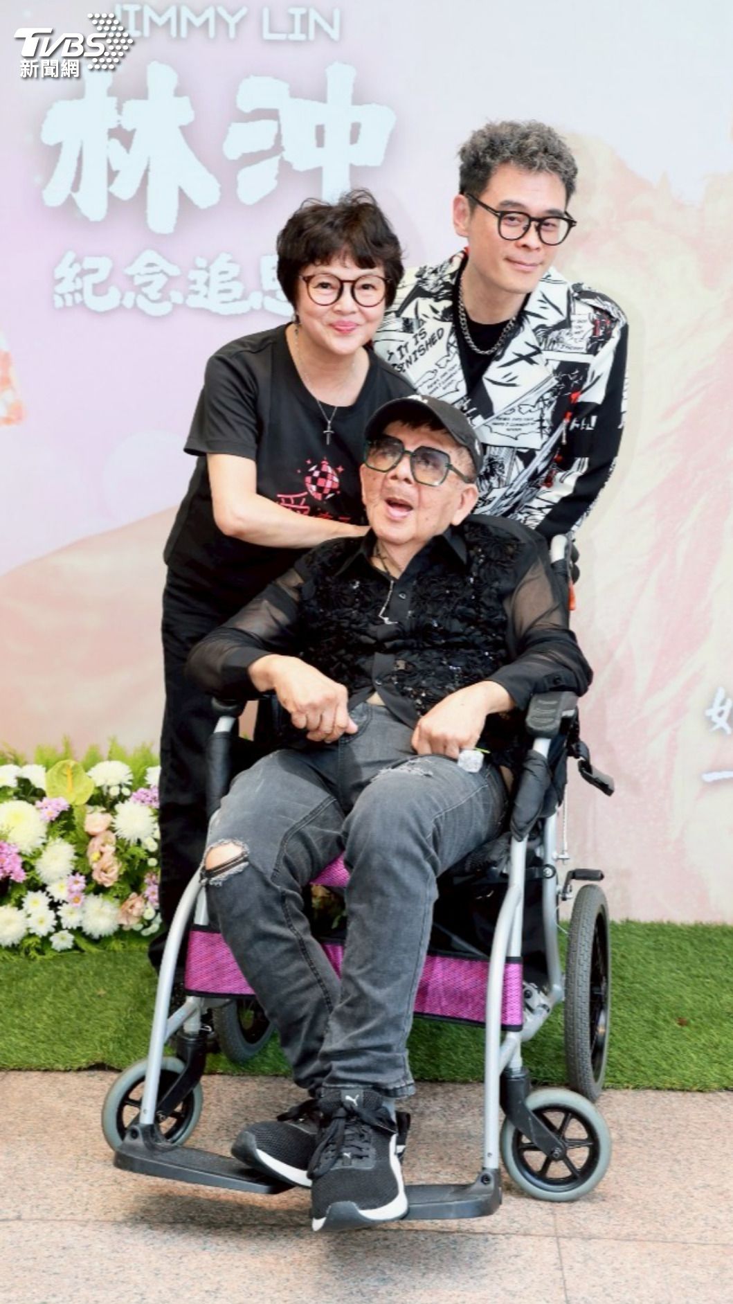 Kevin和紀寶如澄清林沖並非因手術失敗離世。(圖/趙世平攝)