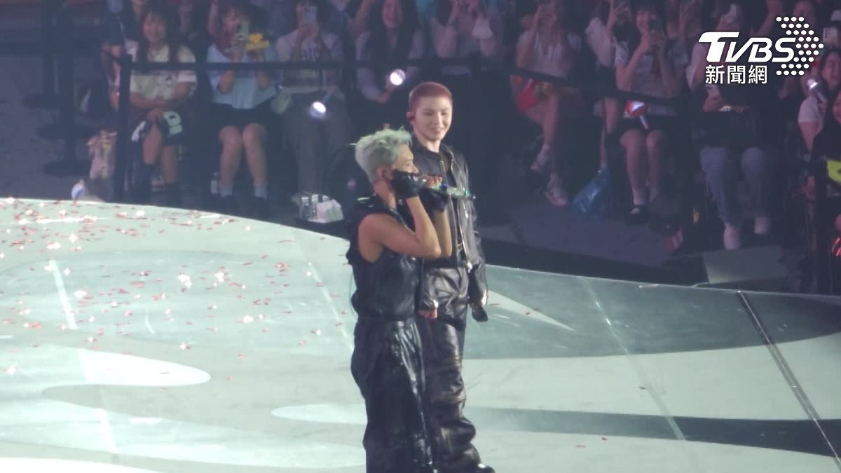 SEVENTEEN小分隊HOSHI X WOOZI來台開唱。(圖/粉絲提供)