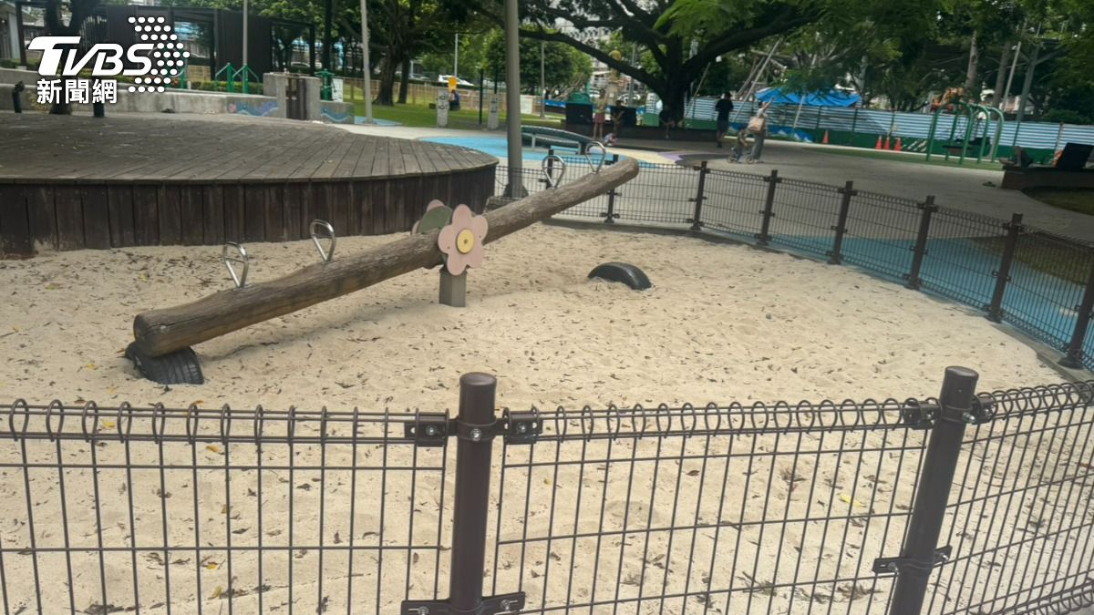中正公園內突發一起酒醉男子隨機毆打孩童事件。(圖/TVBS)