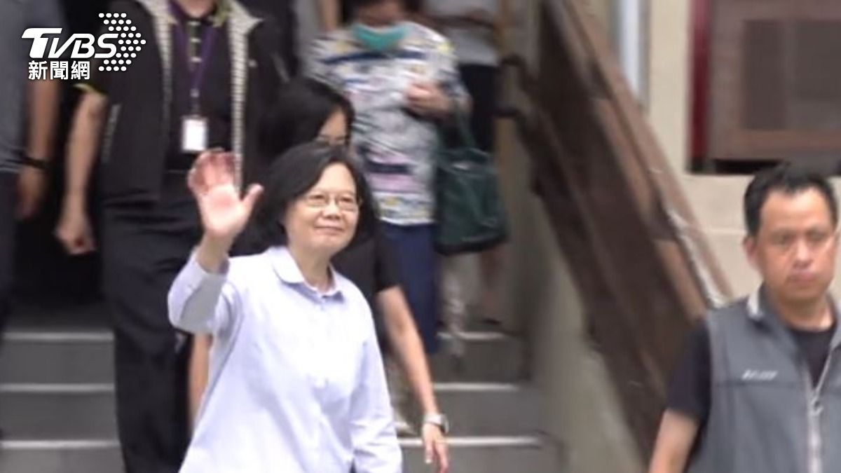 前總統蔡英文。(圖/TVBS)