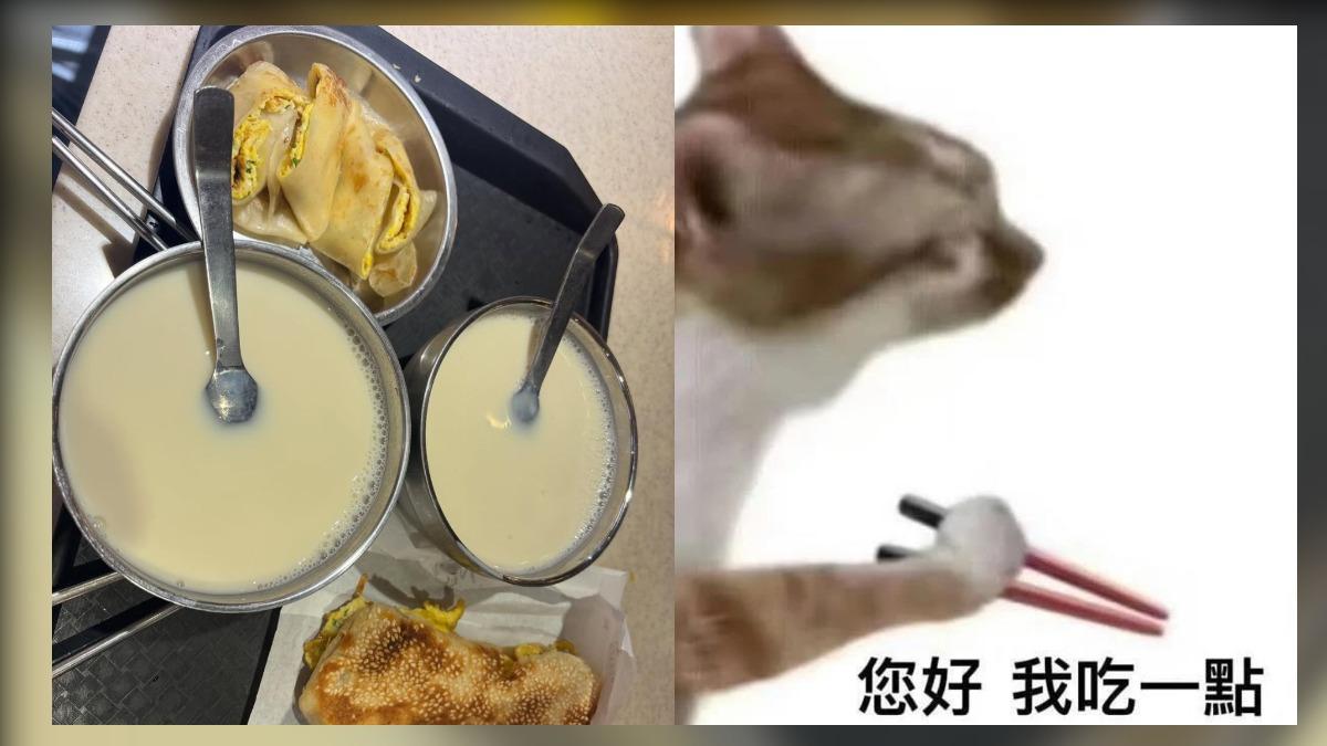 「您好 我吃一點」哏圖戰近期在社群開打。（圖／rxngdxng提供、翻攝Threads）