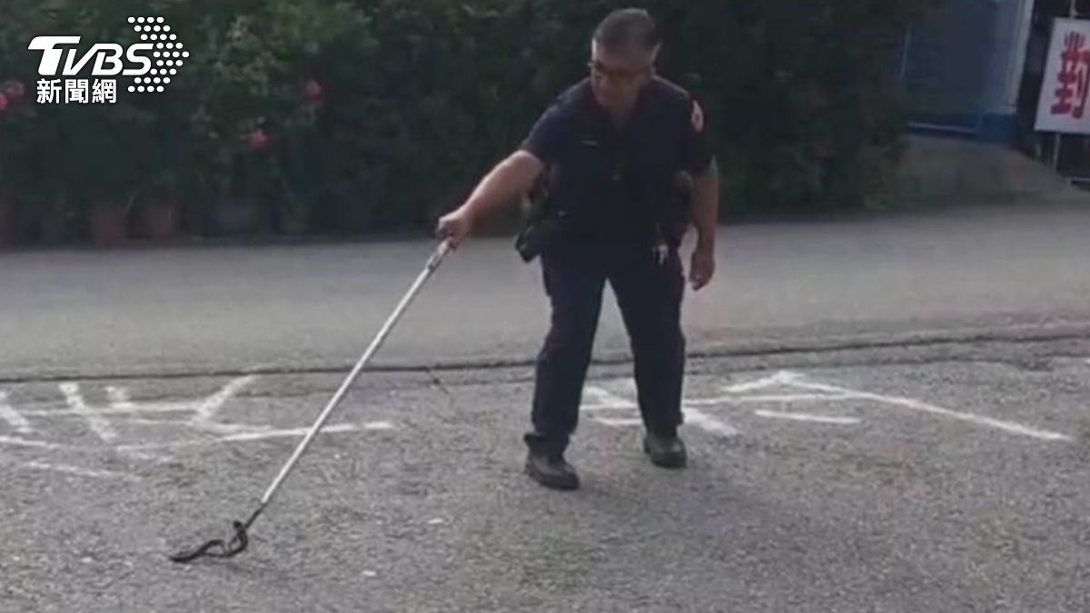 最終警方順利化解人蛇驚魂。（圖／TVBS）