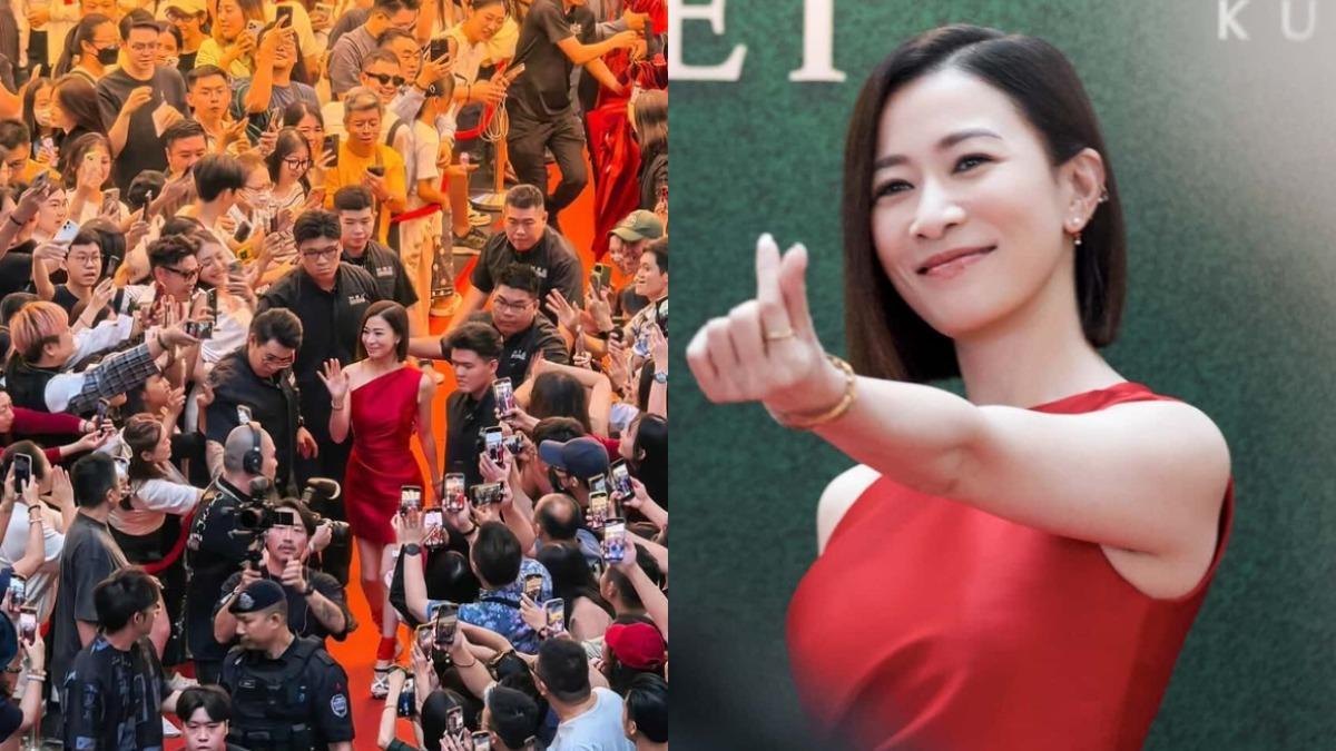 佘詩曼到馬來西亞出席活動，場面相當熱鬧。（圖／翻攝自IG＠charmaine_sheh）