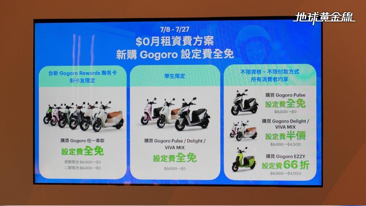 「0月租」方案設定費為雙電池9,000元、單電池6,000元。(圖/TVBS)