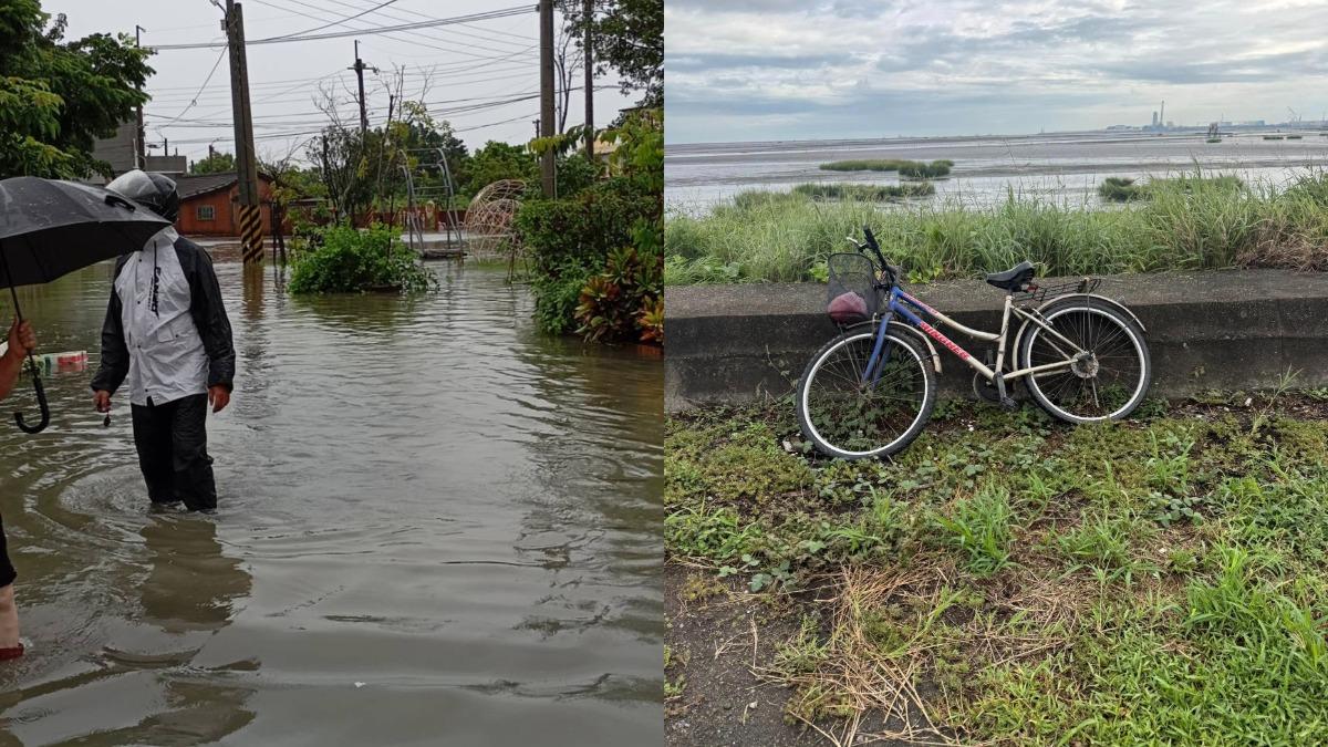 雨炸中部爆災情!雲林水林泡水中急停班課 彰化翁河堤旁失蹤