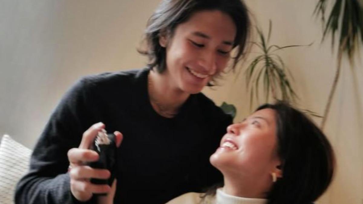 若盈與男友Ian交往多年。(圖/翻攝若盈IG)