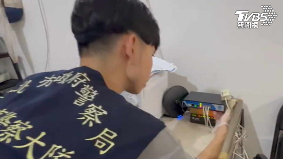 租房裝設電話交換器，境外電話可變成未顯示號碼。（圖／TVBS）
