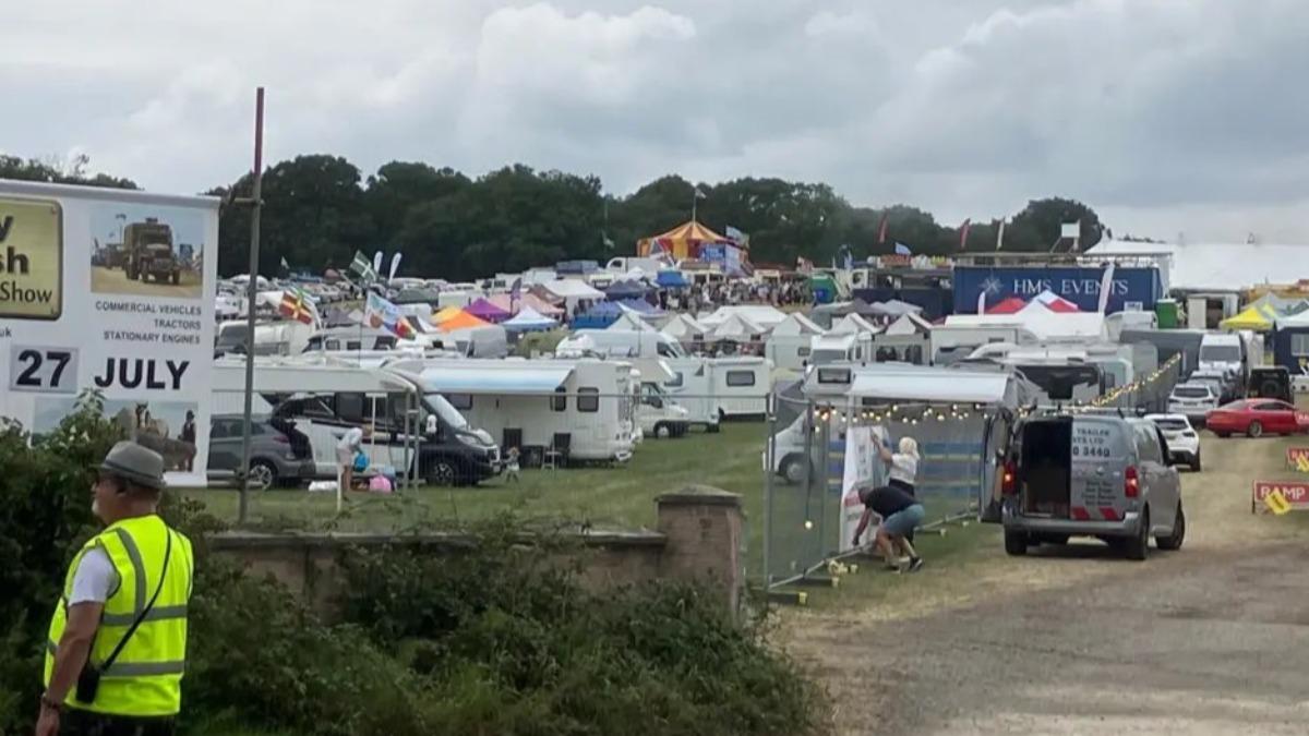發生意外的遊樂活動Netley Marsh Steam and Craft Show。(圖/翻攝自X@@NBreakinglatest)