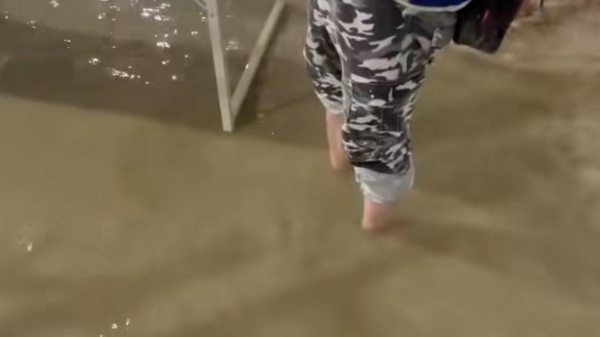 台積電AP7淹水。（圖／threads＠cheng.___27授權提供）