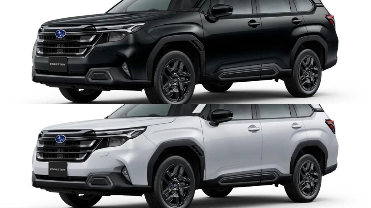 Black Selection特仕版提供水晶黑 (上圖)、水晶白 (下圖) 共5種車色選擇。（圖／Subaru提供）