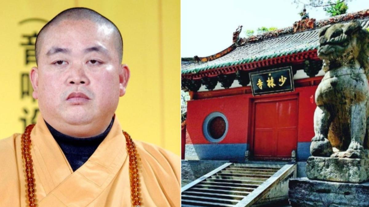 釋永信被爆出多項醜聞,傳已遭政府當局帶走調查。(組圖/翻攝自 微博@藝高百利藝術物流公司)