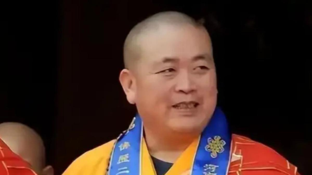 少林寺方丈釋永信。（圖／翻攝自觀察者網微博）