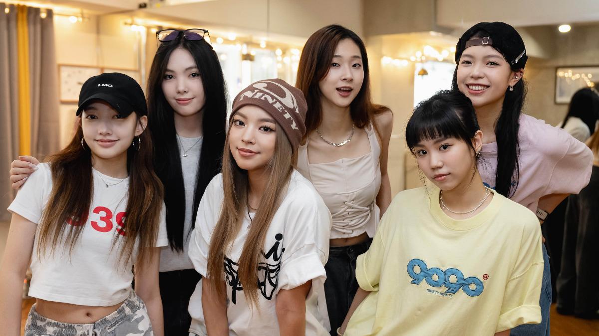 babyMINT合體練舞。(圖/華研國際提供)
