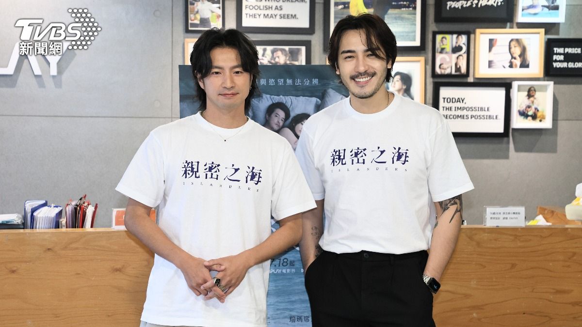 福地祐介(左)、李至正演出尺度不設限。(圖/張哲鳴攝)