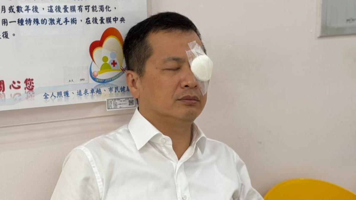 挺過大罷免!羅智強眼睛緊急開刀:可惡又缺德的賴清德 現況曝光