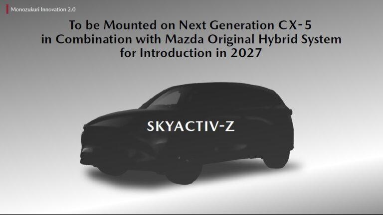 Mazda CX-5將在2027年新推出的油電混合動力系統。(圖/Mazda)