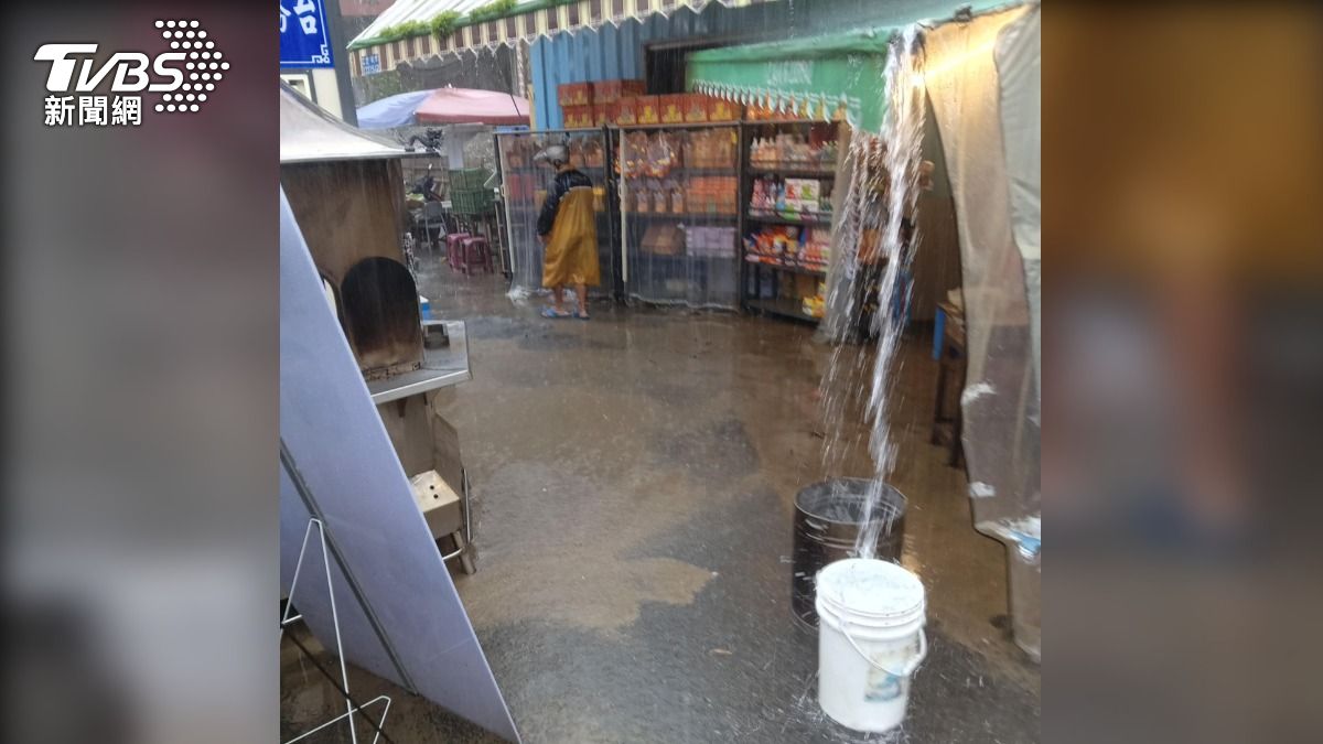 南投雨勢很大。（圖／吳常源提供）