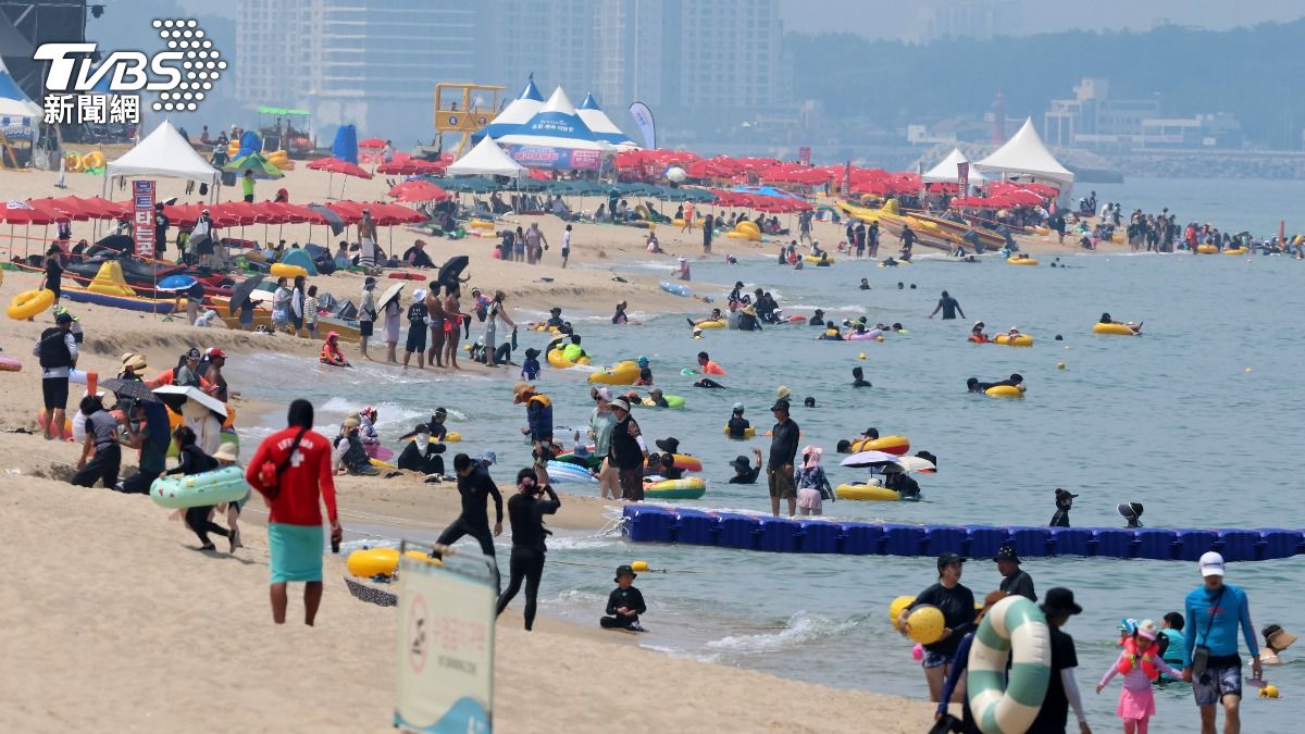 今年夏天南韓不僅持續高溫酷暑,海邊還出現了體型比人還大的劇毒「越前水母」,而這波熱浪也對南韓物價造成衝擊。(圖/達志影像歐新社)
