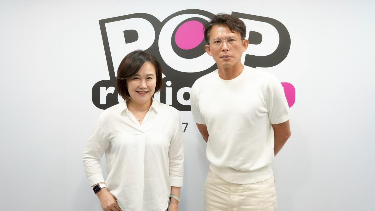 黃國昌今日晚間上廣播節目《POP大國民》。（圖／POP大國民提供）