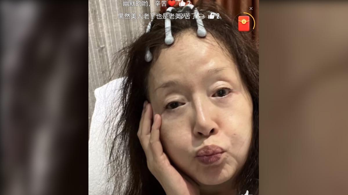 恬妞近況讓網友認不出來。(圖/摘自微博)
