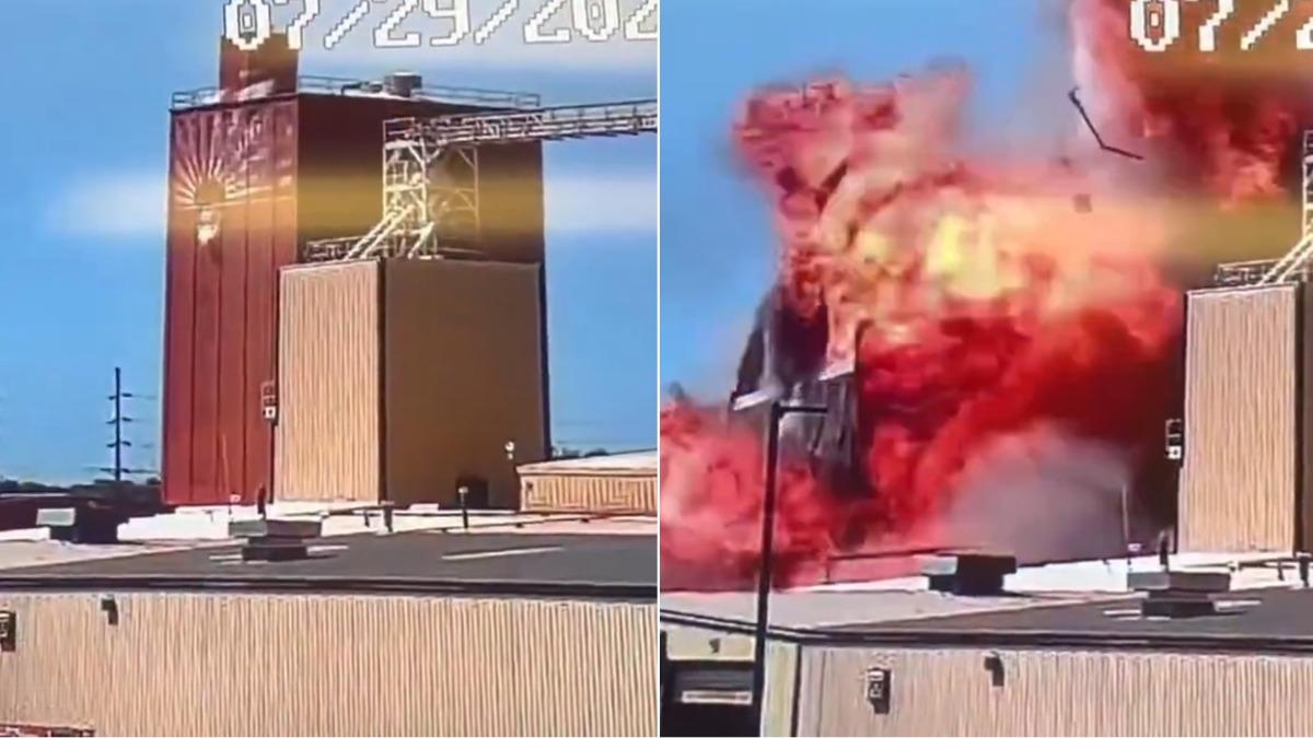 美生物燃料工廠大爆炸釀3死! 「建築炸成火球」畫面曝