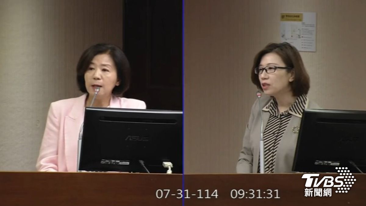 王育敏與林靜儀（圖／TVBS資料畫面）
