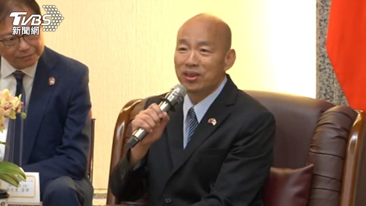立法院長韓國瑜接見日本國會議員。(圖/TVBS)
