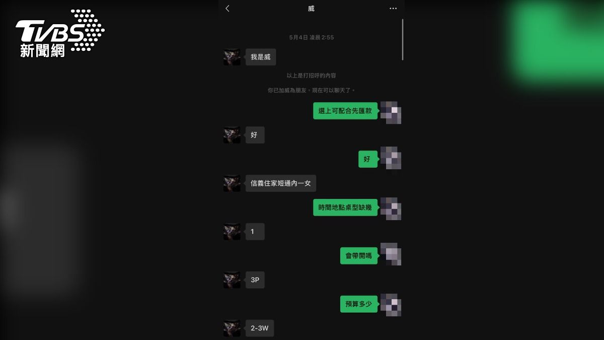 劉柏崴想大玩3P,但口袋不夠深。(圖/A女提供)