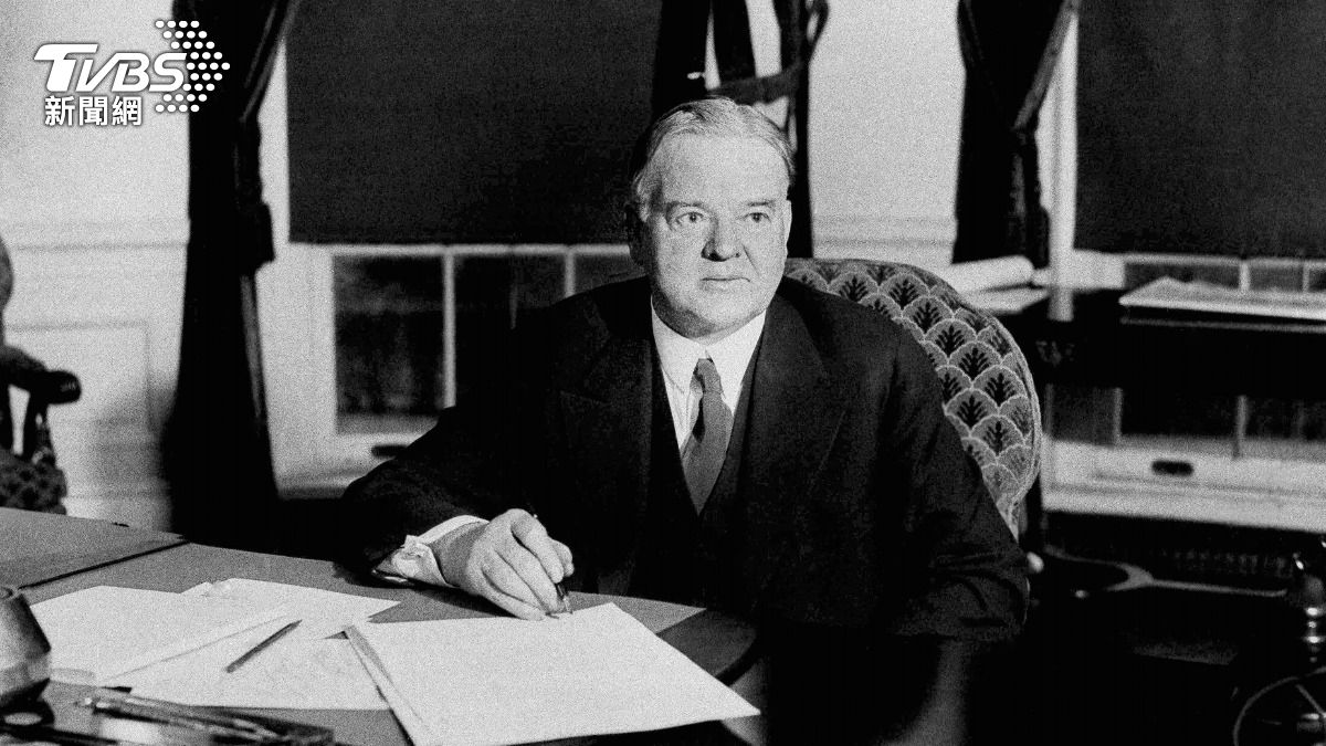 美國已故前總統胡佛（Herbert Hoover）。（圖／達志影像美聯社）