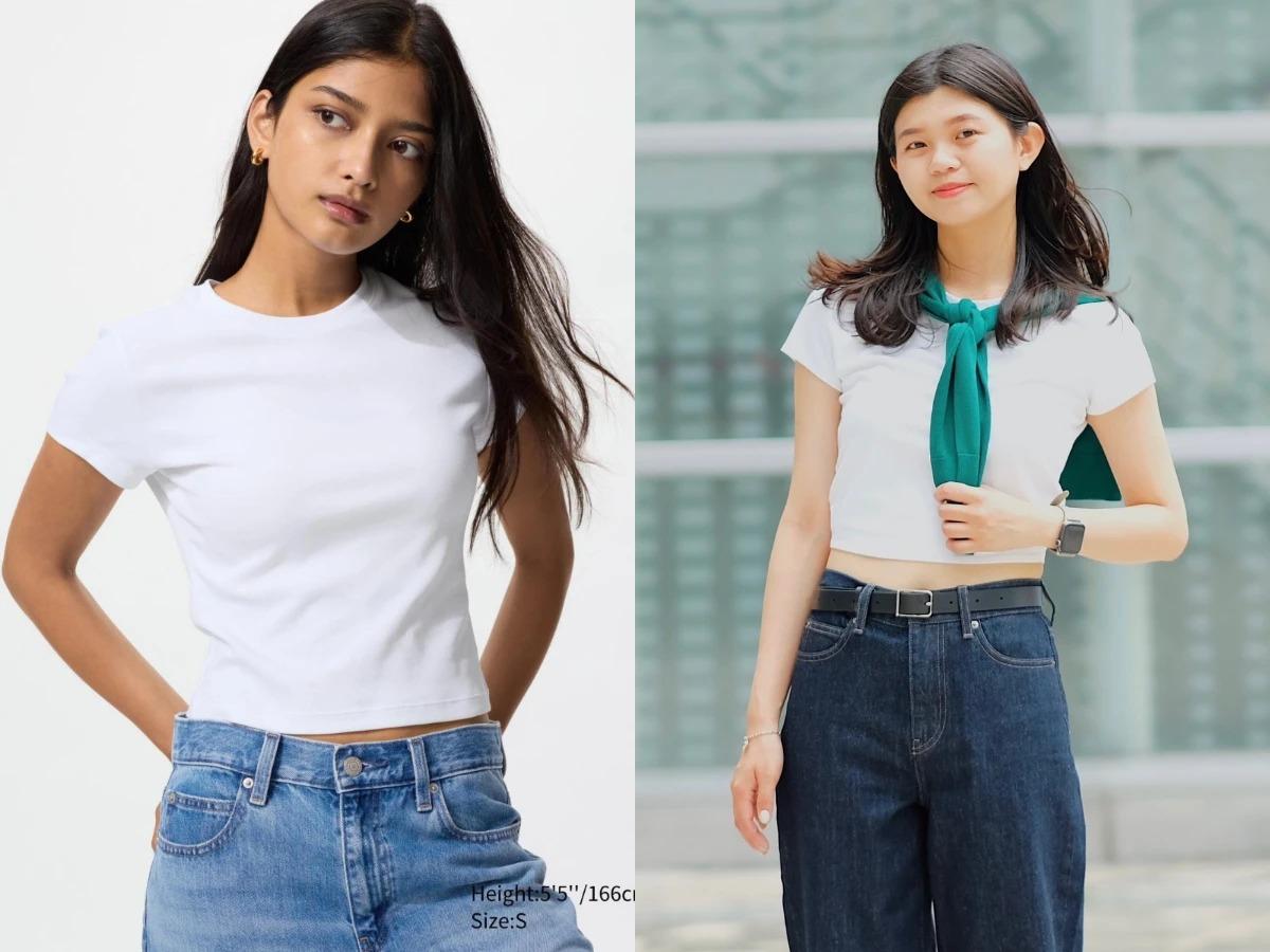 UNIQLO 短版T恤。（圖／UNIQLO提供）