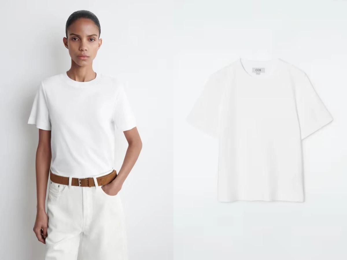 COS CLEAN CUT REGULAR T-SHIRT。（圖／COS提供）