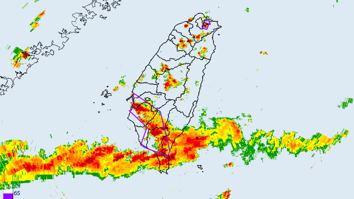 天氣/國家警報響了!大雷雨狂轟北北基 18縣市豪大雨特報