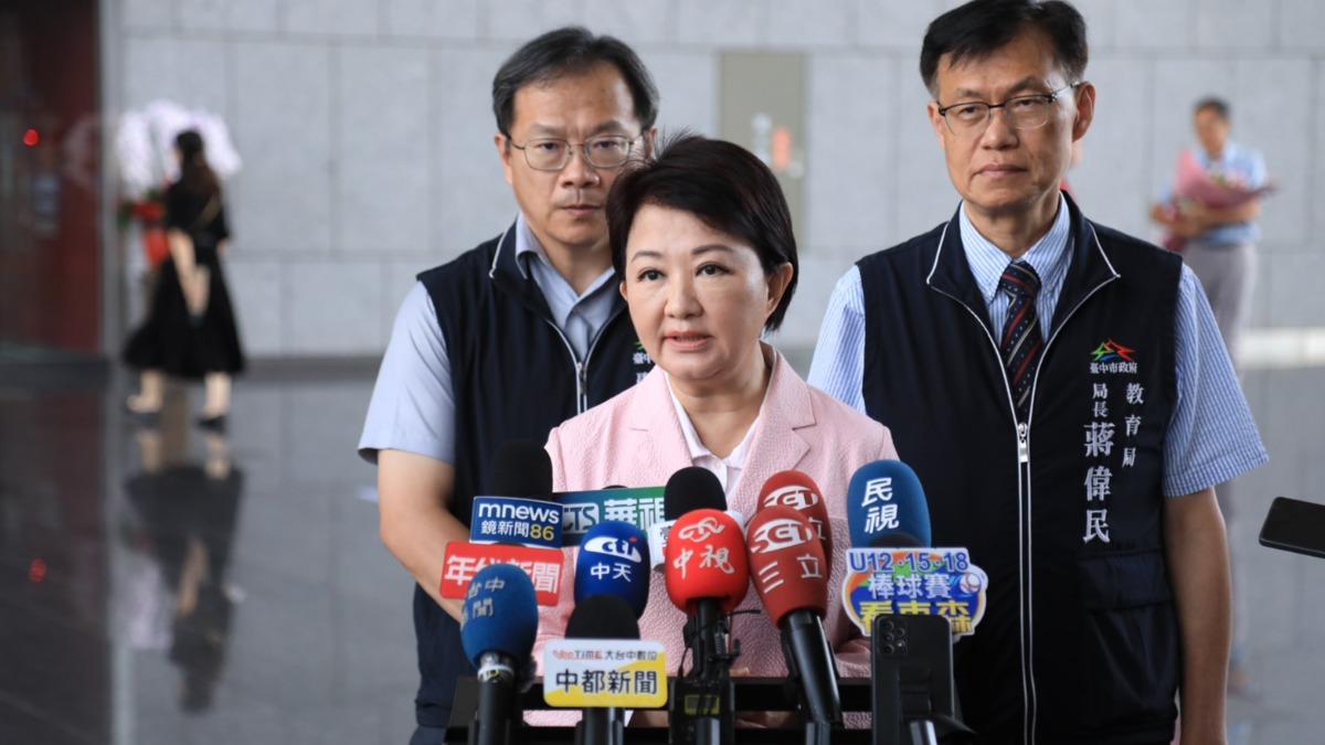 盧秀燕談關稅議題,認為不只是對出口與經貿,對國內的經濟也會產生連動效應。(圖/台中市政府提供)