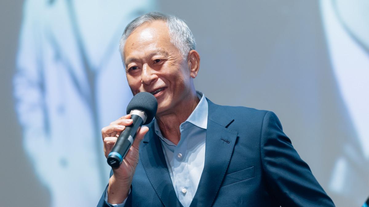 杜琪峰來台出席「奇峯無邊 銀河無際：杜琪峯與銀河映像」活動。（圖／國家影視聽中心提供）