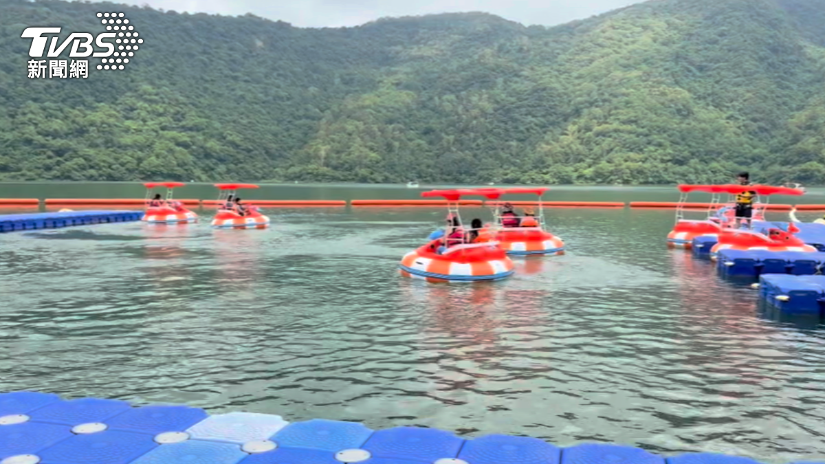 花蓮鯉魚潭變水樂園! 水上活動通通免費