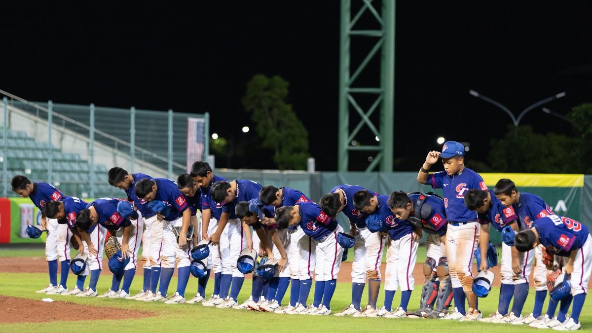 U12複賽台遭美再見安打逆轉。（圖／中華棒協提供）