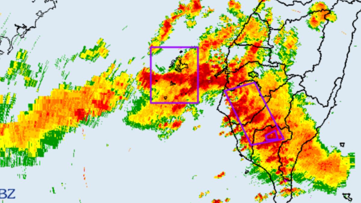 天氣/雨彈爆擊!澎湖縣大雷雨預警 留意雷擊、強陣風
