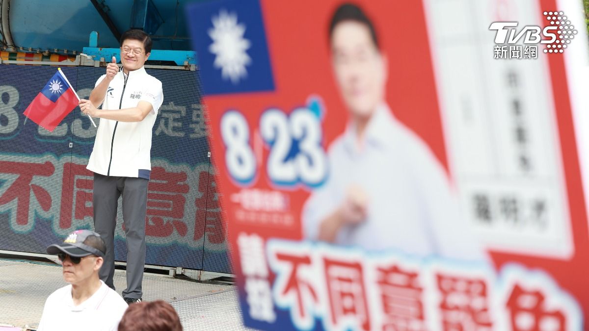 國民黨立委羅明才今(2)日舉辦「反惡罷後援會」。(圖/華子琛攝)