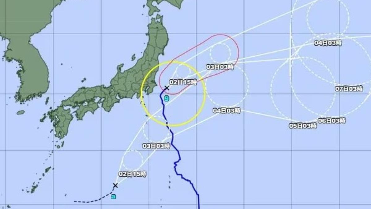 白鹿颱風-颱風-柯羅莎颱風-雙颱共舞-日本氣象廳