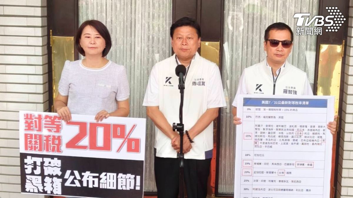 搞黑箱?關稅談判內容保密 藍委:該說清台灣拿什麼去換