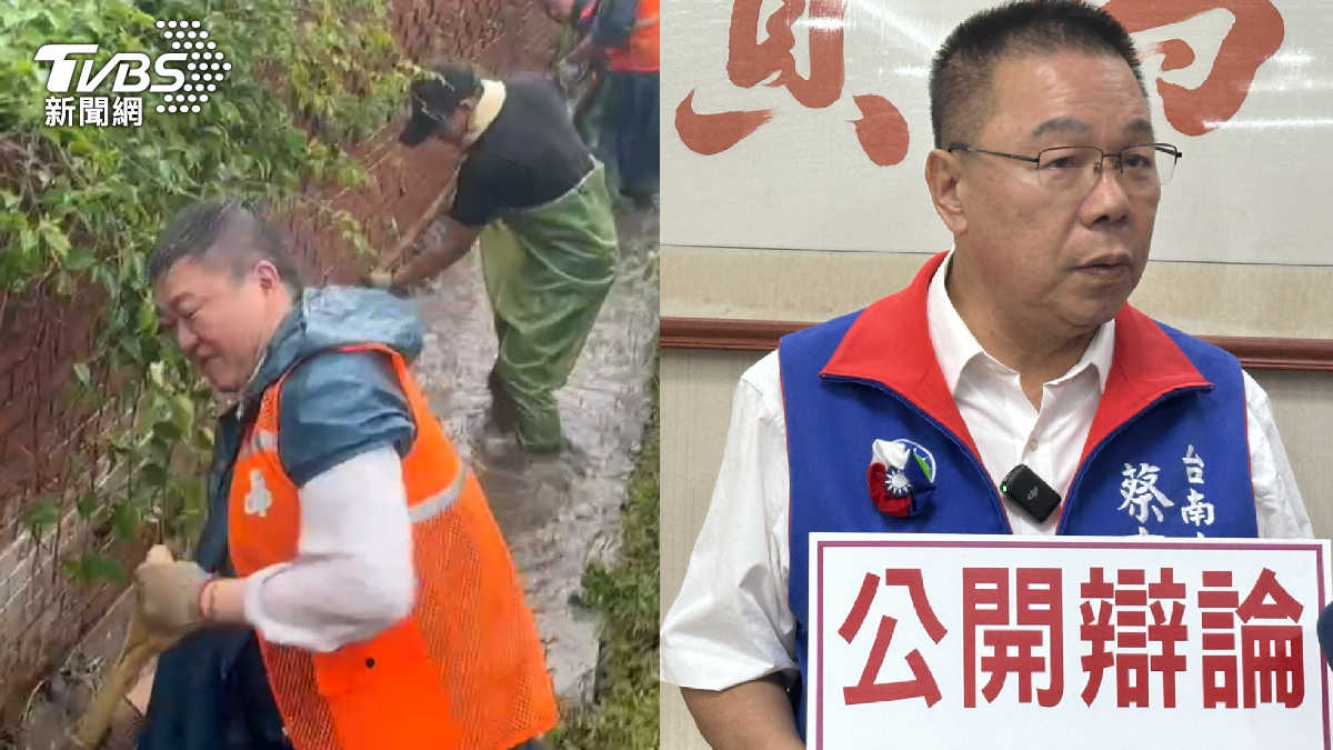 批何博文台南挖溝「救賴失言」 蔡育輝:綠執政30年仍水患成災