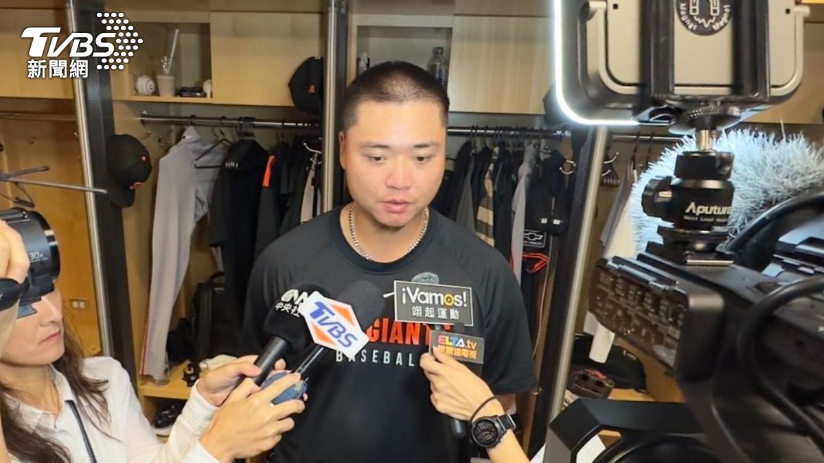 鄧愷威賽後受訪。(圖/TVBS)